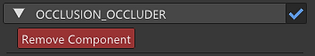 Occlusion Ocluder Component